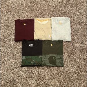 Carhartt 5 T-Shirt Bundle